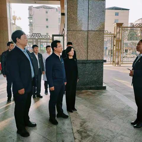 “党建领航聚合力，为民服务零距离”浍滨街道浍滨街北社区阳光华府党群服务驿站揭牌仪式