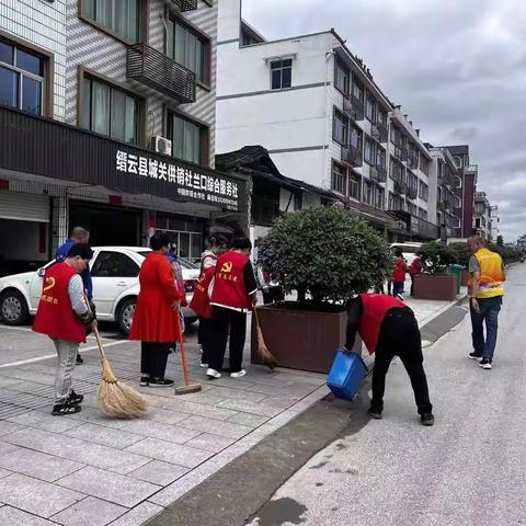 创文明城市：道远残疾人之家携手兰口村志愿者共努力