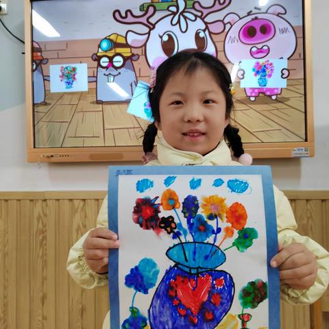 锦程幼儿园大六班童心童画作品展