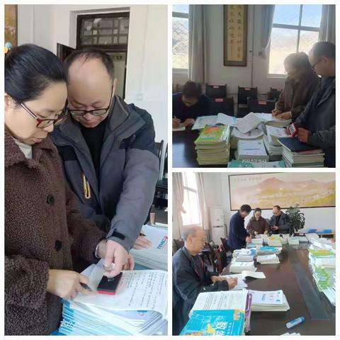 作业检查展风采 务实常规提质量——金堆教育集团寺坪小学第二次作业教案大检查