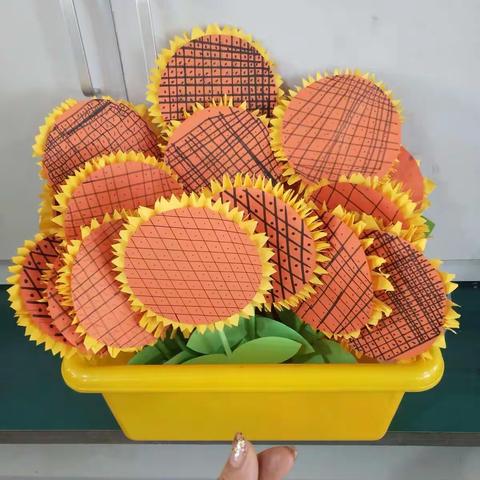 大二班手工作品🌻向日葵🌻