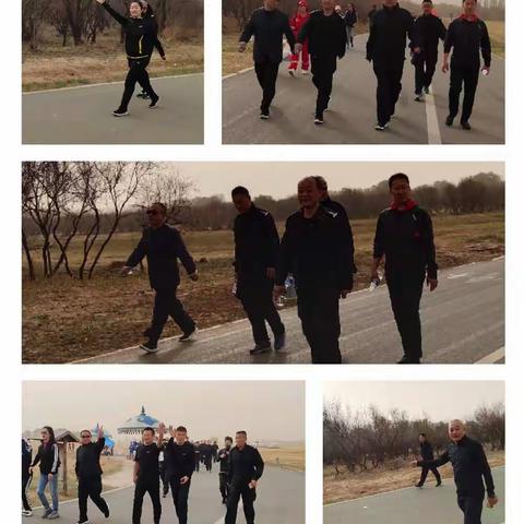 乌素图治安分局参加第四届健步走比赛活动