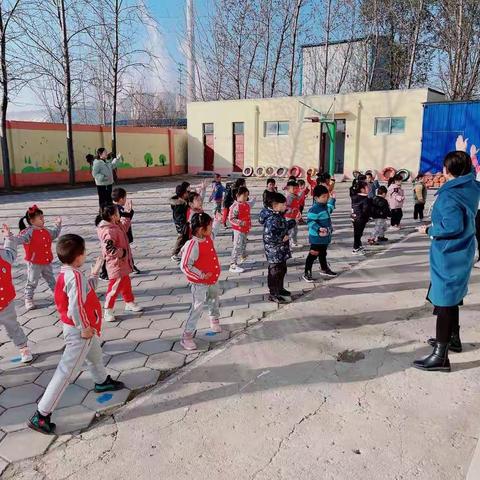 闫寺学区侯付小学幼儿园冬季展示活动