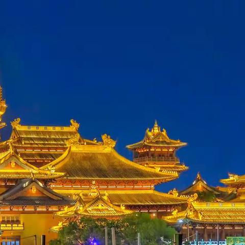 实拍静安寺夜景                         张荣高拍摄