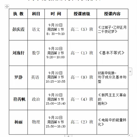 新进教师试锋芒，三尺讲台竞风采——海口景山学校高中部新教师展示课