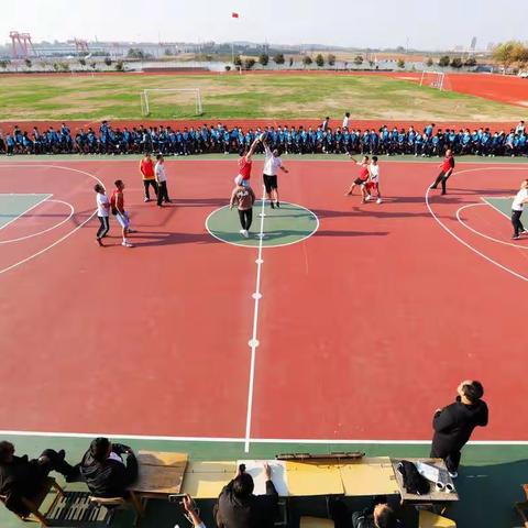 “立德树人勇担当，强身健体展风采”——教职工篮球友谊赛