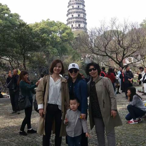 두딸과 윤신이 데리고 첫 려행상해 소주에서 너무너무 행복했어요