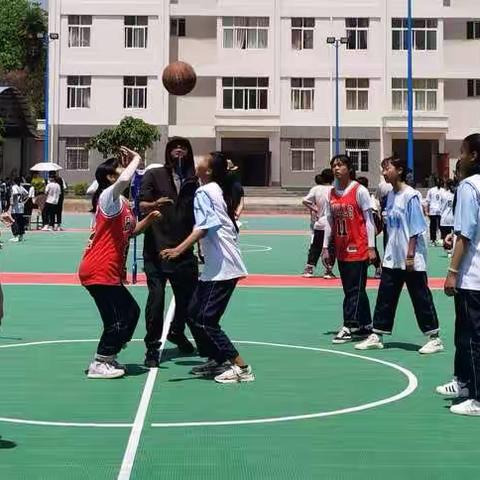 记南涧三中2021学生篮球运动会