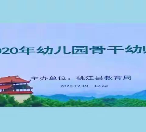 冬日暖阳 逐梦同行－－记桃江县2020年幼儿园骨干幼师培训