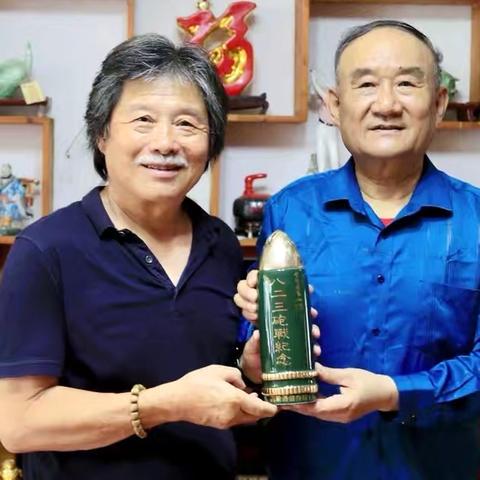 两岸一家亲·永远一家人 ‍——台湾著名雕塑大师陈志弘理事长一行来鲁南参访受到中外酒协李福民主席盛情接待