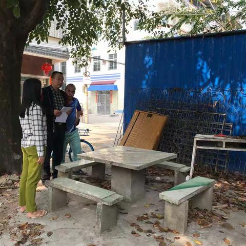 3月22日西干社区巡查工作。