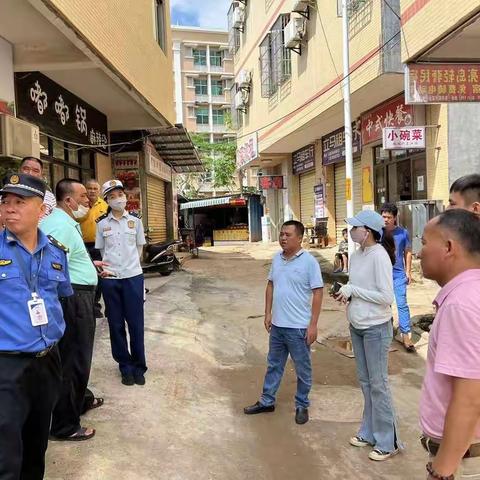 桂林洋开发区联合多部门对桂林洋大学城周边开展消防安全隐患联合检查