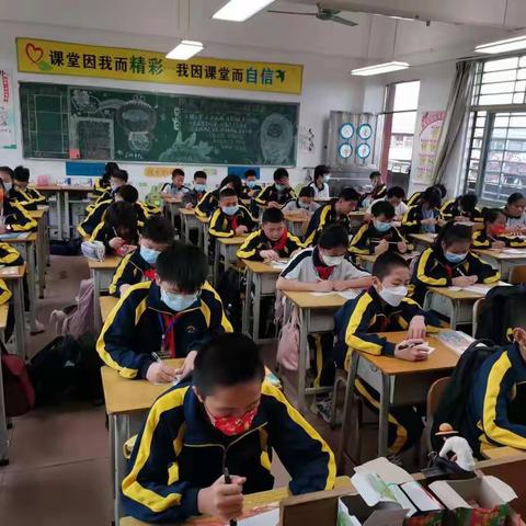 疫情复学，同学们开开心心——育英小学603班