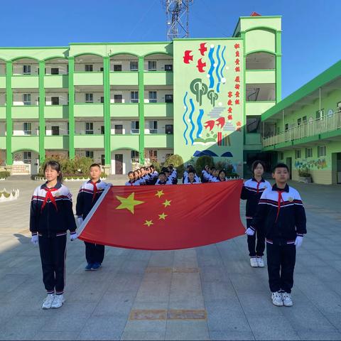 光盘行动，爱惜粮食，从我做起——广安小学主题升旗仪式