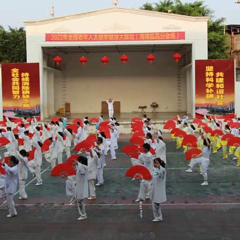 临高县开展全国太极拳大联动分会场活动