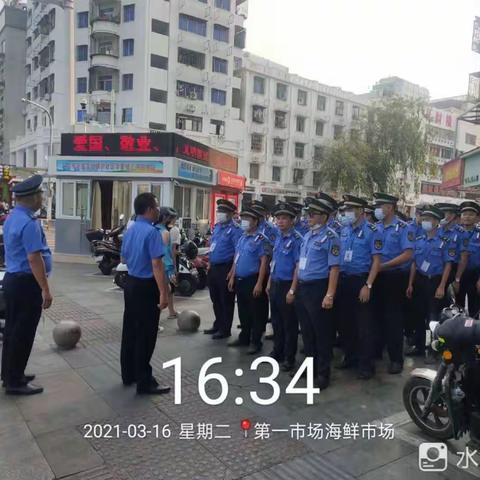 市执法局天涯分局（六队）整治劝止第一市场“海鲜拉客”不文明行为第五期3.16