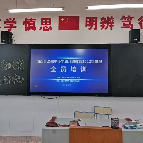 花垣县2022年中小学幼儿园教师暑期全员培训（3）