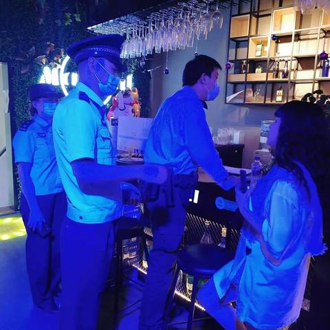 治安大队联合派出所开展清理清查行动