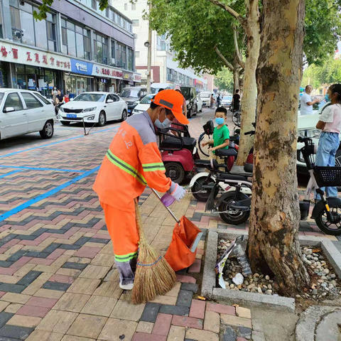 高新环卫：又是一年中秋节   环卫守护城市美