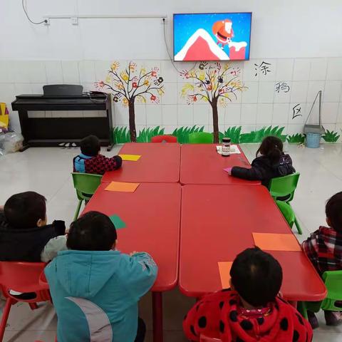 代屯小学海月幼儿园手工制作——《驯鹿贺卡》