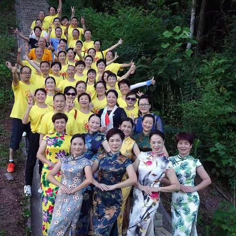 一路欢歌绿道行                                                   一一记低声部铜锣山聚会活动