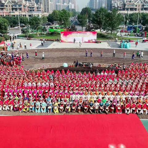 临泉旗袍协会古沈风韵手鼓队赴合肥，参加首届旗袍手鼓文创节