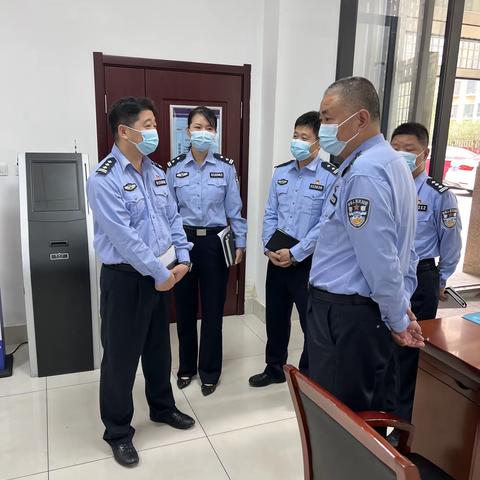 更高标准更严要求——灞桥分局副局长左大勇对基层基础工作开展督导检查