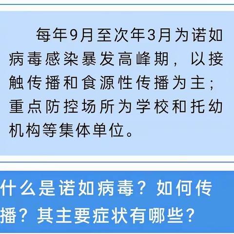 高家小太阳幼儿园温馨提醒:家长们注意了!诺如病毒进入高发期，应如何预防？