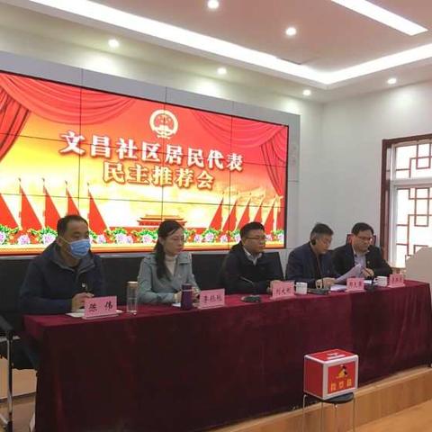 强基固本绘蓝图    凝心聚力谋新篇       ——文昌街道文昌社区党组织换届选举工作纪实