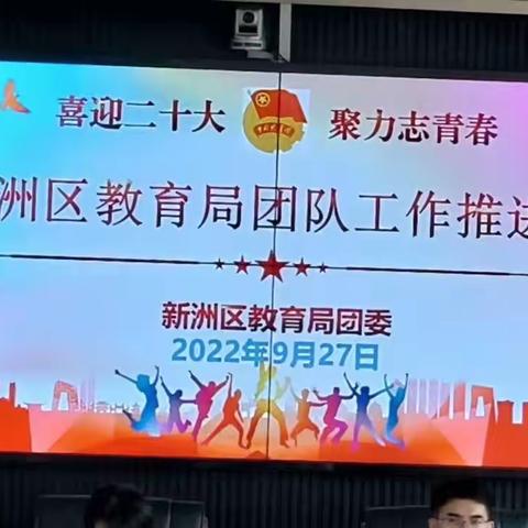 喜迎二十大 聚力志青春﻿—暨新洲区教育局团队工作推进会