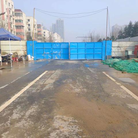 幸福路管委会真抓实管，严格落实大气污染防治工作