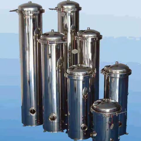 不锈钢过滤器/不锈钢管道过滤器/地下水过滤井水过滤器20寸3芯
