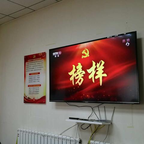 向榜样看齐——保洁二公司党支部组织观看《榜样4》并学习黄文秀同志先进事迹