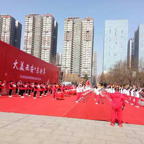 西安年.最中国，锣鼓喧天，狮龙齐舞，未央搭起民族文化大舞台