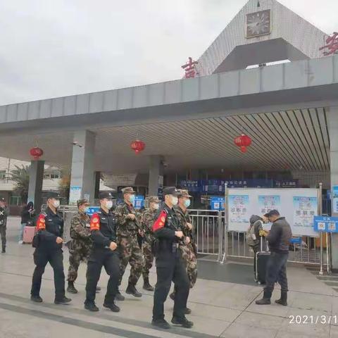 【严阵以待 护航“两会”】吉安市特巡警圆满完成全国两会安保任务