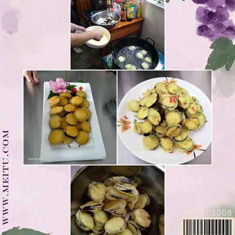 8月15日：快！！！！看过来：努力中的风景线      鱼香肉丝      炸茄饼