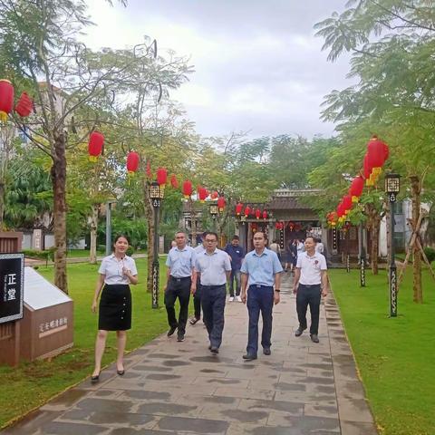 琼中县委办到我县开展交流学习活动
