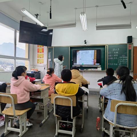 扎实教研促成长——蔡源乡中心小学开展语文组教研周活动