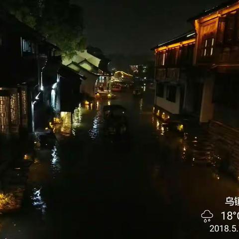 烟雨蒙蒙夜游西栅