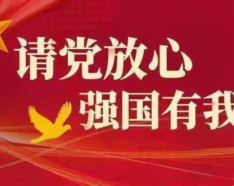 请党放心，强国有我