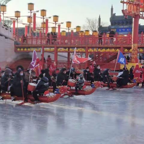 河头老街冰雪运动过大年