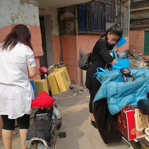 邯山区陵园路街道办事处及社区开展（情暖特扶家庭、共度端午佳节）