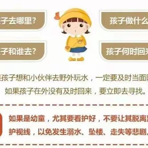 上渡红领巾幼儿园提醒您：这份最全夏季防溺水手册，请收藏！