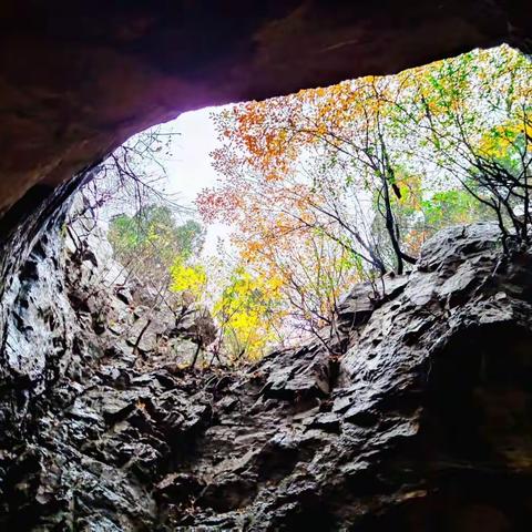 2022.11.12淄川玉皇山→天坑雨中一日游(二)