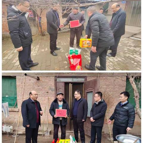 寒冬慰问送温暖，浓情关爱暖人心