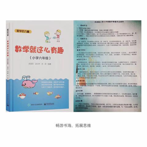 “关注核心素养，体验多彩数学”———西港路小学六年级数学特色作业展示