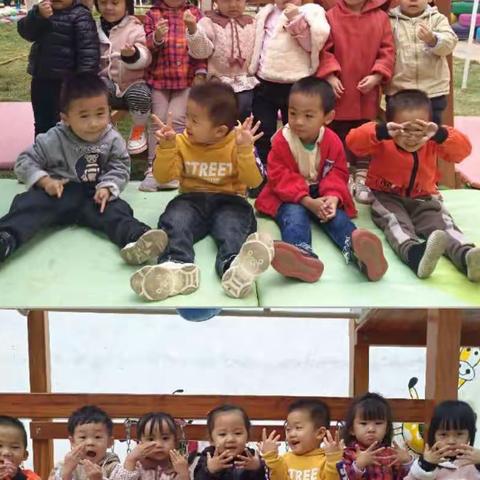 开远市小太阳幼儿园蓝莓小D班攀爬活动