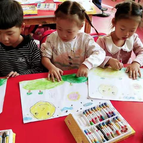 任固镇童心幼儿园中班宝贝祝大家中秋节快乐