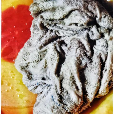 偶然发现，塑料盆里的软雕塑