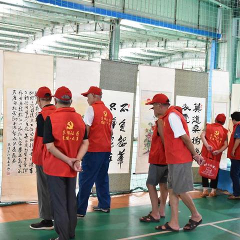 【新时代文明实践】瀚墨颂党恩  丹青洒幸福”东铜社区建党99周年书画展